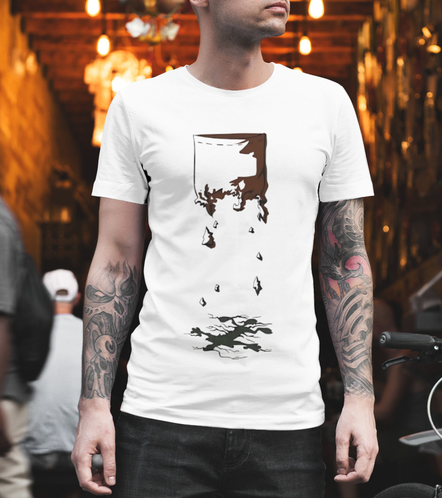 Calvin Falling From Pocket Parody Style Bill Watterson T-Shirt
