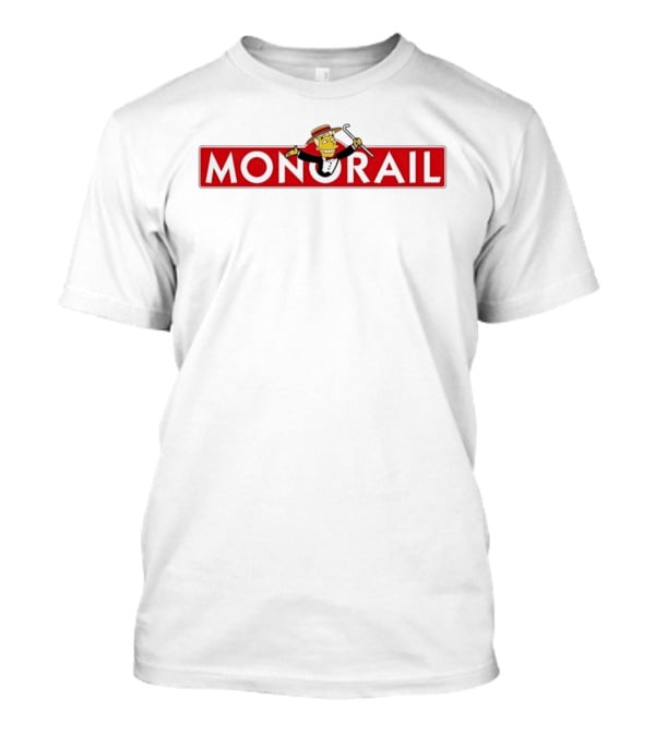 Lyle Lanley Monorail The Simpsons Springfield T-Shirt