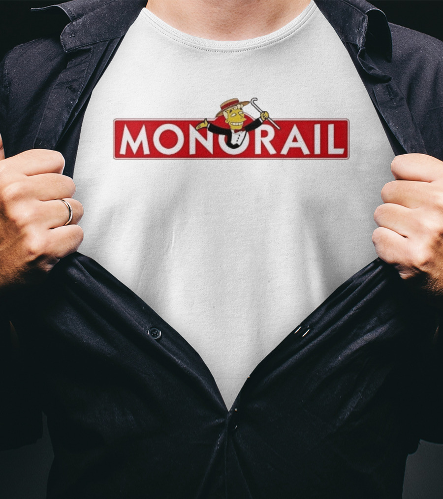 Lyle Lanley Monorail The Simpsons Springfield T-Shirt