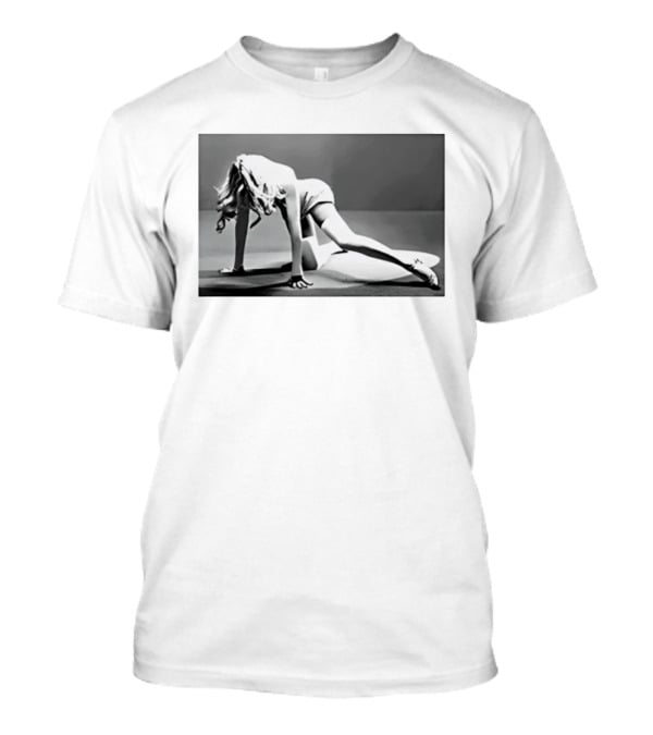Marilyn Monroe Iconic Glamour Black And White Pose T-Shirt