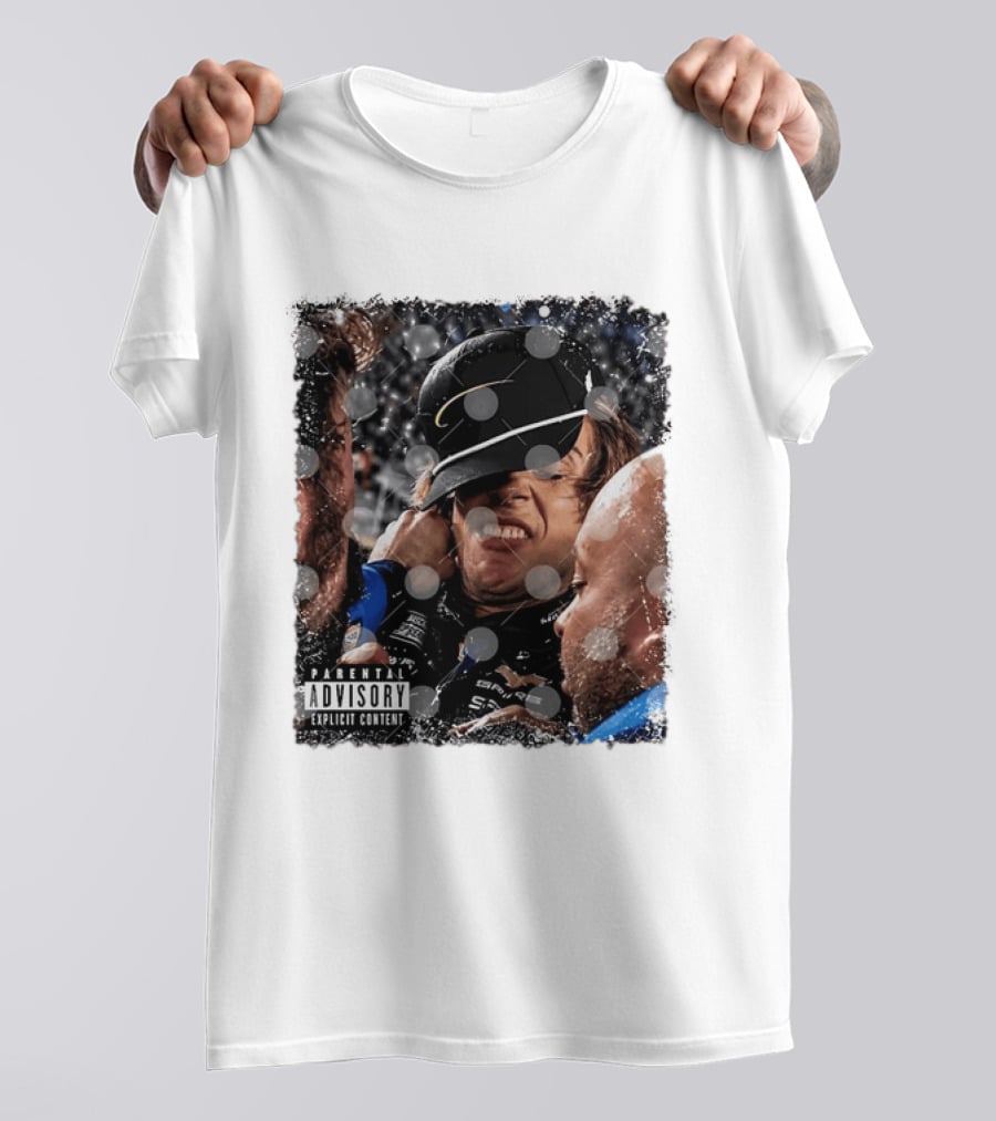 NASCAR Cup Series Racing Parental Advisory Explicit Content Victory Celebration T-Shirt