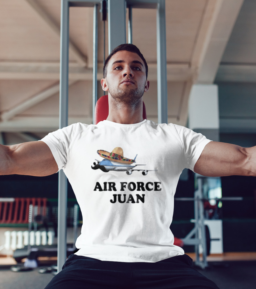 Phantoms Coby San Juan Airplane Sombrero Mustache Air Force Juan T-Shirt