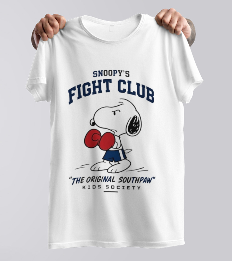Snoopy's Fight Club Kids Society The Original Southpaw T-Shirt