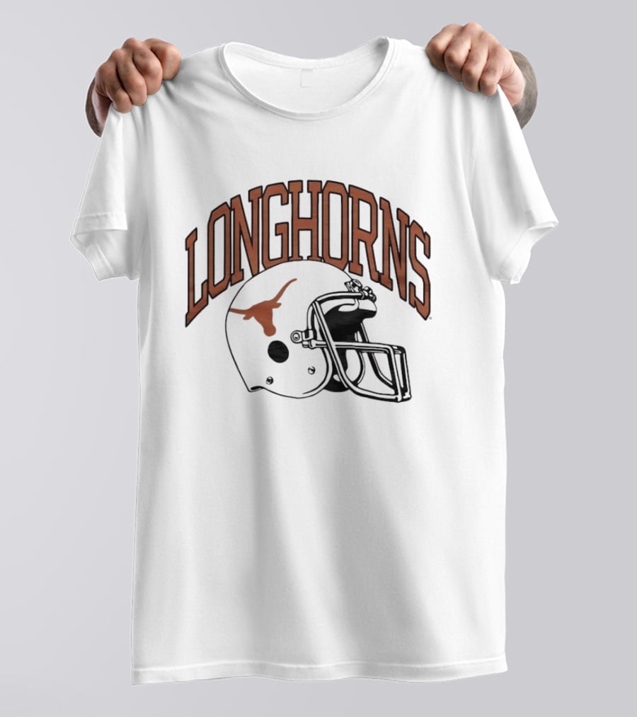 Texas Longhorns Football Helmet Longhorns T-Shirt