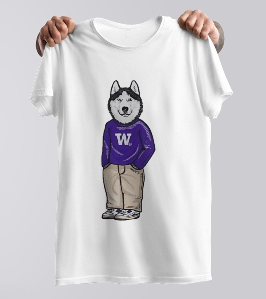 University Of Washington Husky Streetwear Boy UW W T-Shirt