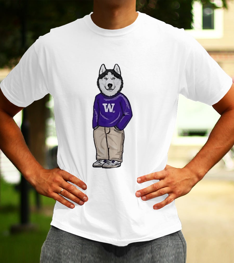 University Of Washington Husky Streetwear Boy UW W T-Shirt