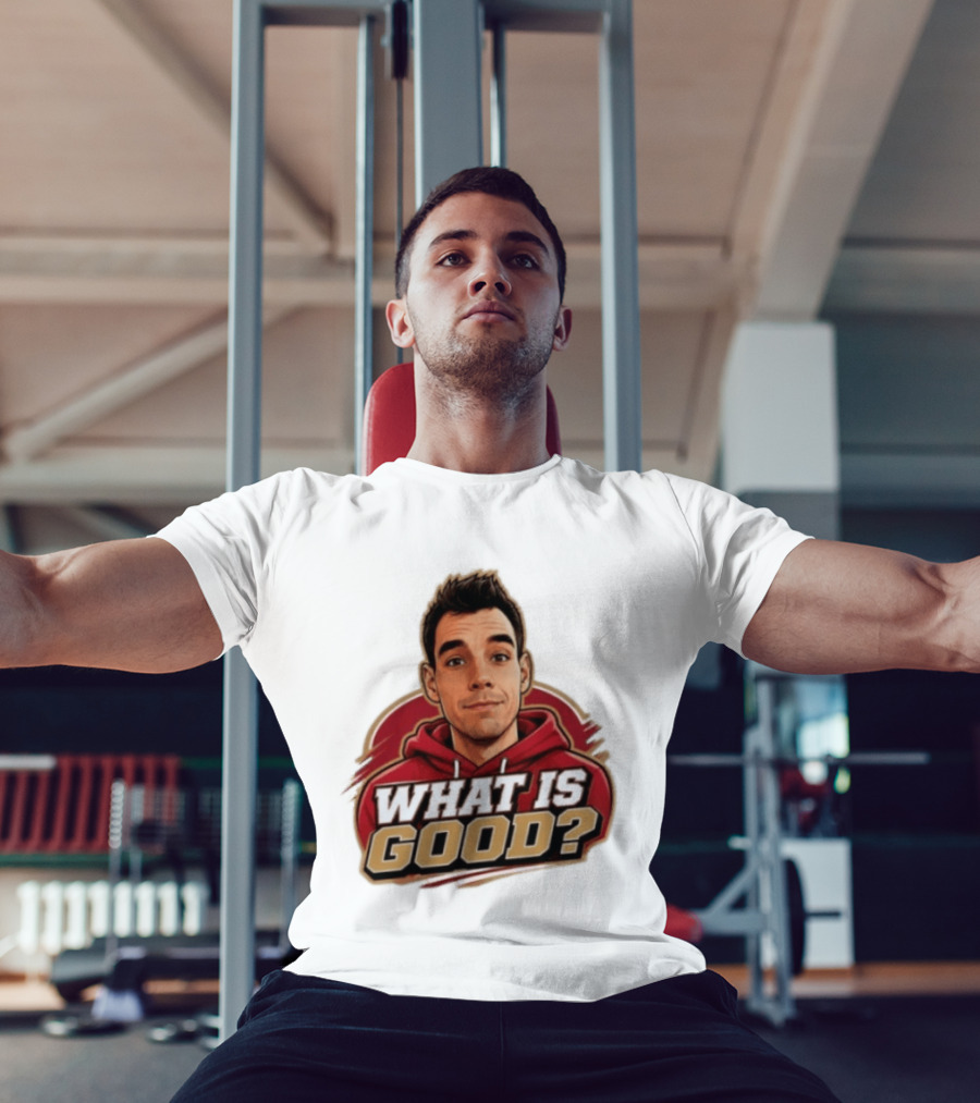 What Is Good The Gold Standard Podcast Network Cartoon T-Shirt