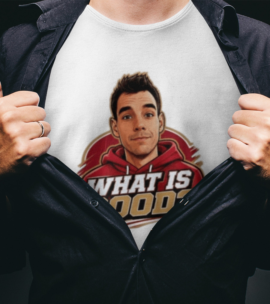 What Is Good The Gold Standard Podcast Network Cartoon T-Shirt