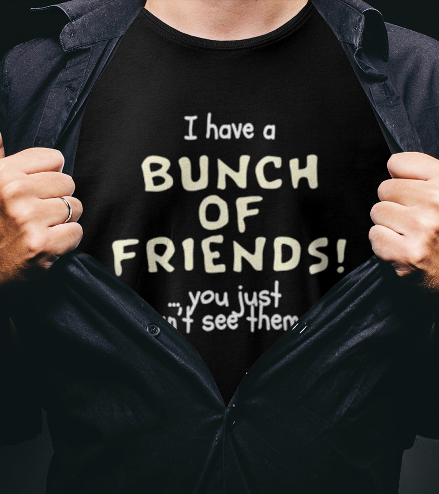 I Have A Bunch Of Friends You Just Can't See Them T-Shirt