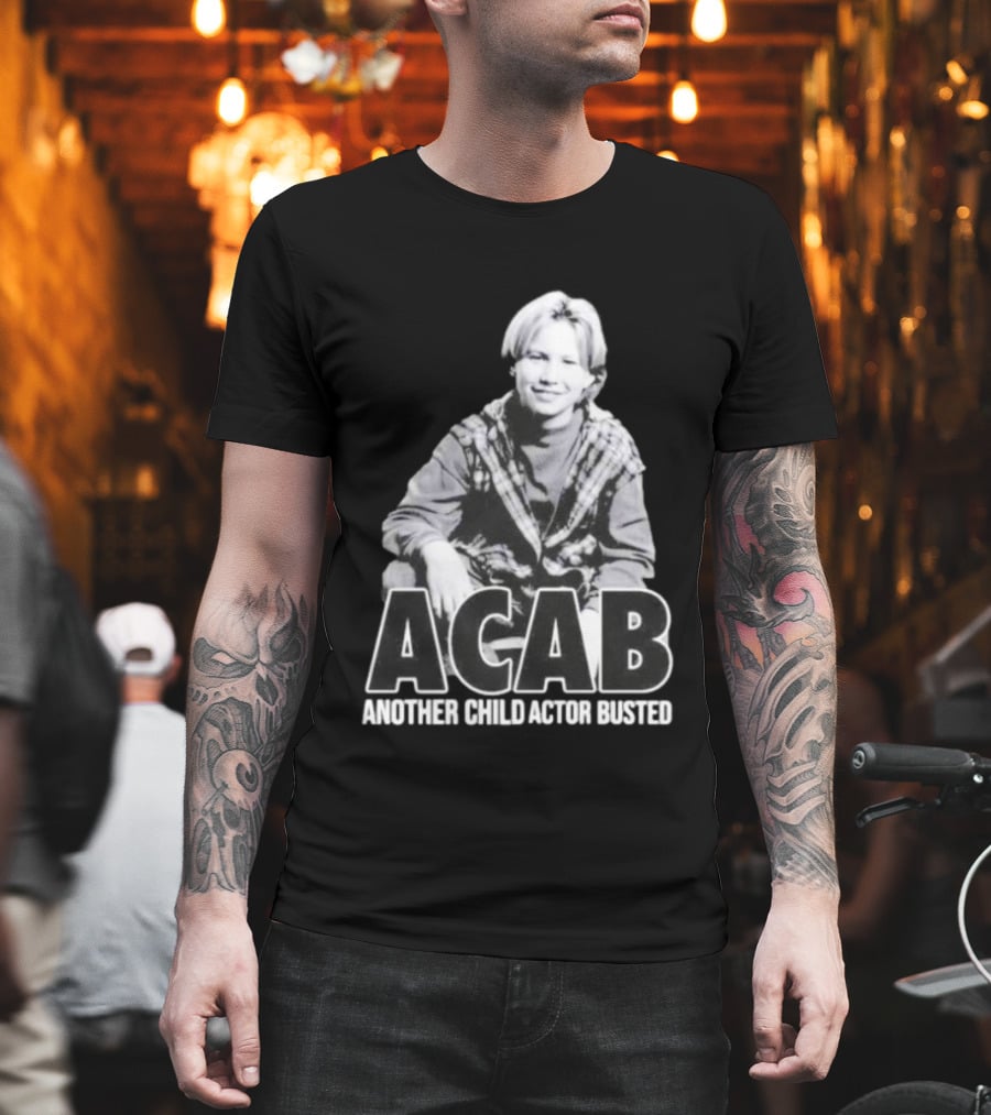 Jonathan Taylor Thomas ACAB Another Child Actor Busted T-Shirt