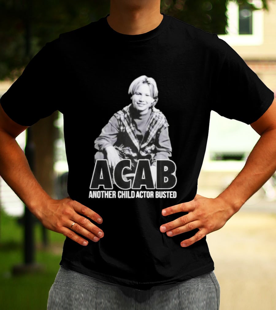 Jonathan Taylor Thomas ACAB Another Child Actor Busted T-Shirt