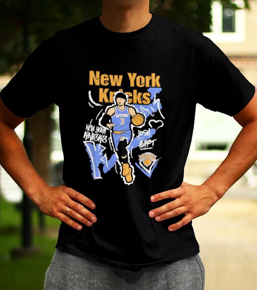 New York Knicks Josh Hart 3 NBA Basketball Player T-Shirt