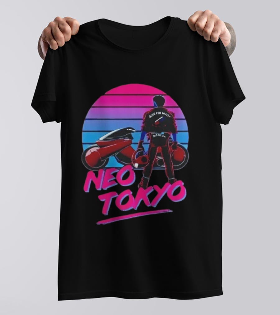 Kaneda Neo Tokyo Good For Health Bad For Education T-Shirt