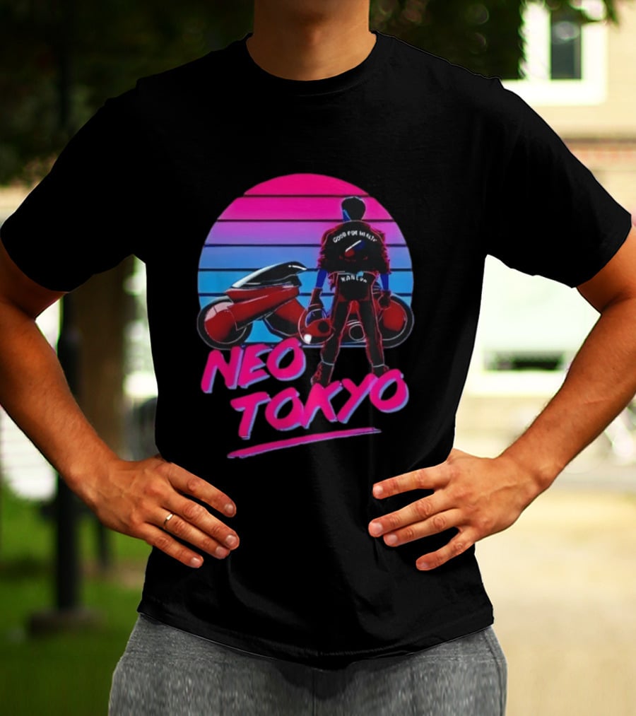 Kaneda Neo Tokyo Good For Health Bad For Education T-Shirt