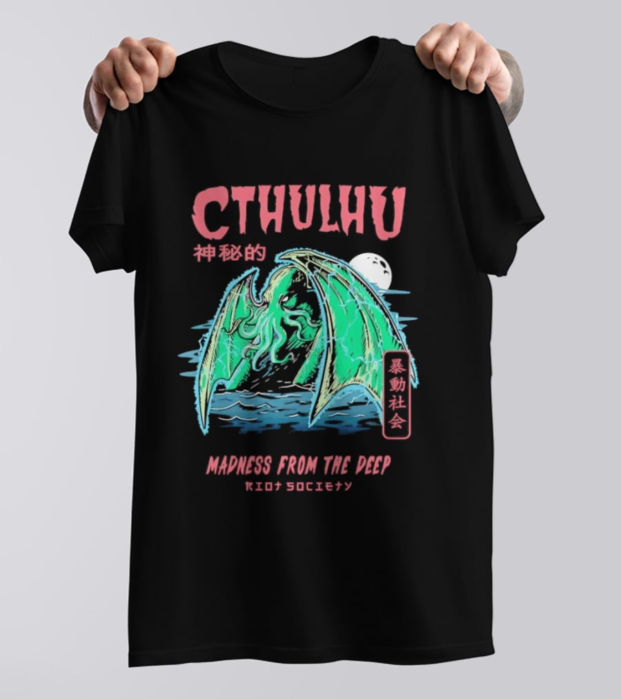 Cthulhu Madness From The Deep Riot Society T-Shirt