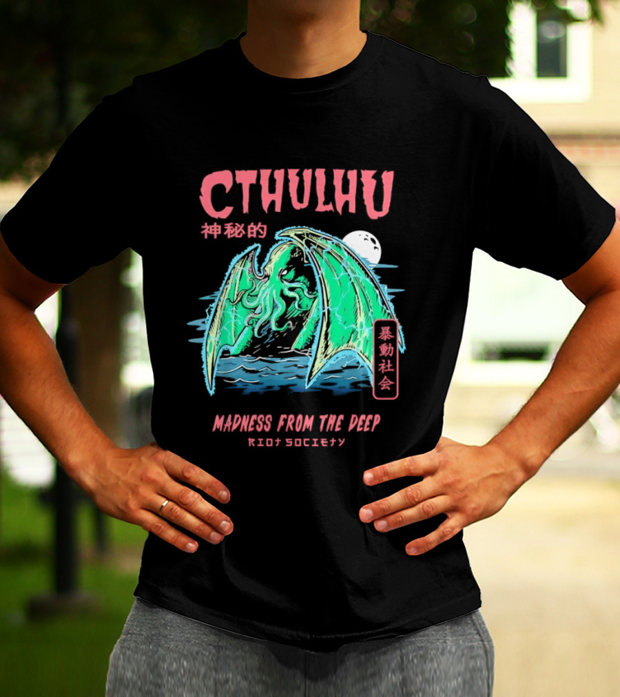 Cthulhu Madness From The Deep Riot Society T-Shirt