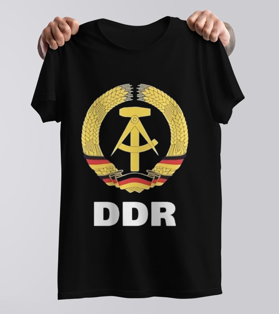 DDR German Democratic Republic Emblem East Germany T-Shirt