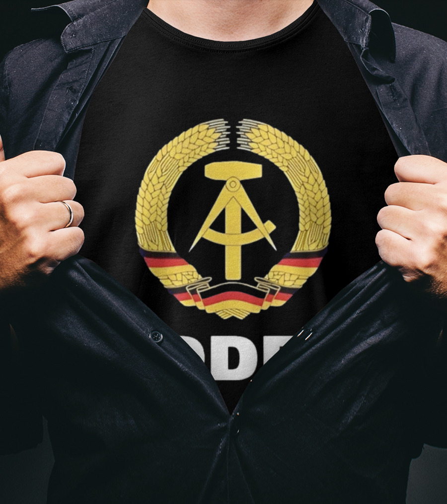 DDR German Democratic Republic Emblem East Germany T-Shirt