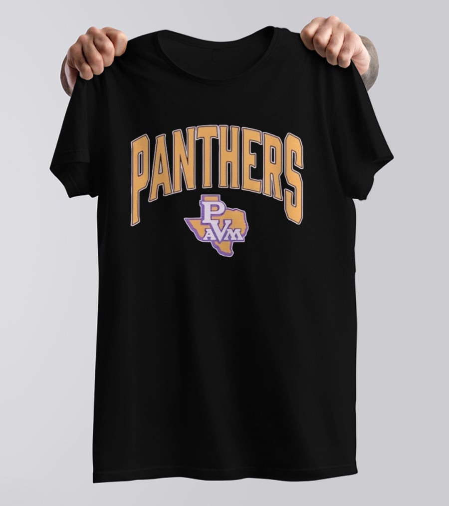 Prairie View A&M Panthers PVAMU PVM Texas Map T-Shirt
