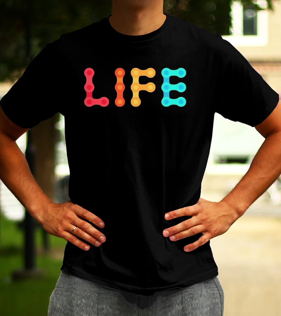 Life Bicycle Chain Cycling Bike Parts T-Shirt