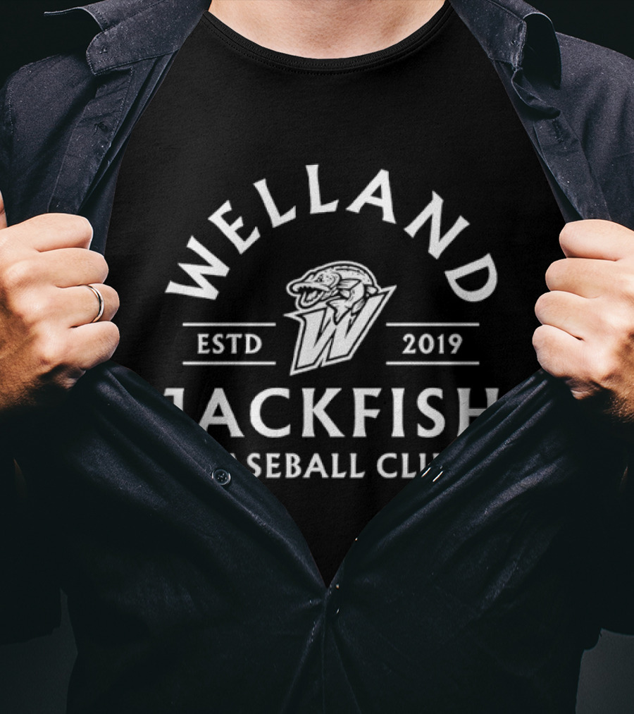 Welland Jackfish Baseball Club Established 2019 T-Shirt