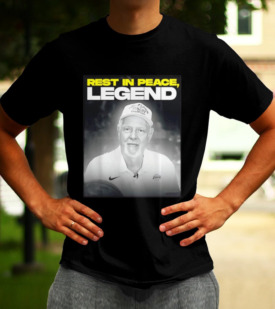 Rest In Peace Legend 1959 Champions Voice Of The Los Angeles Lakers T-Shirt