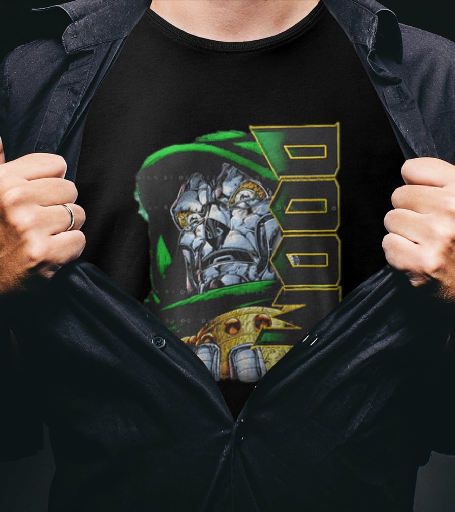 Doctor Doom Marvel Comics DOOM Villain 2 Sided T-Shirt