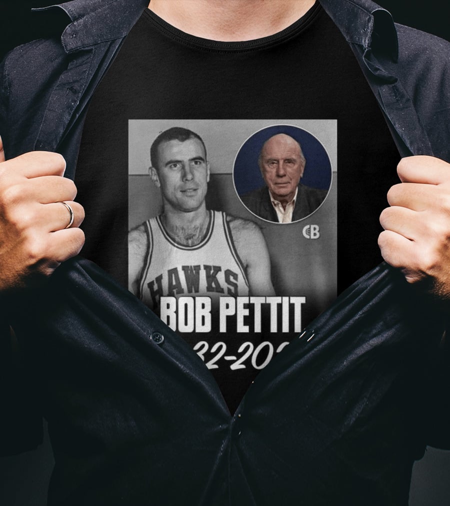Bob Pettit Hawks Legend 1932 2026 T-Shirt