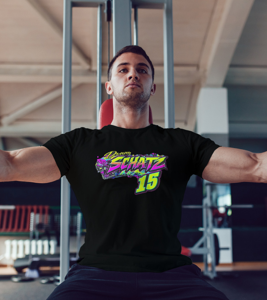 Donny Schatz 15 Vibrant Racing Skull World Of Outlaws Sprint Cars T-Shirt