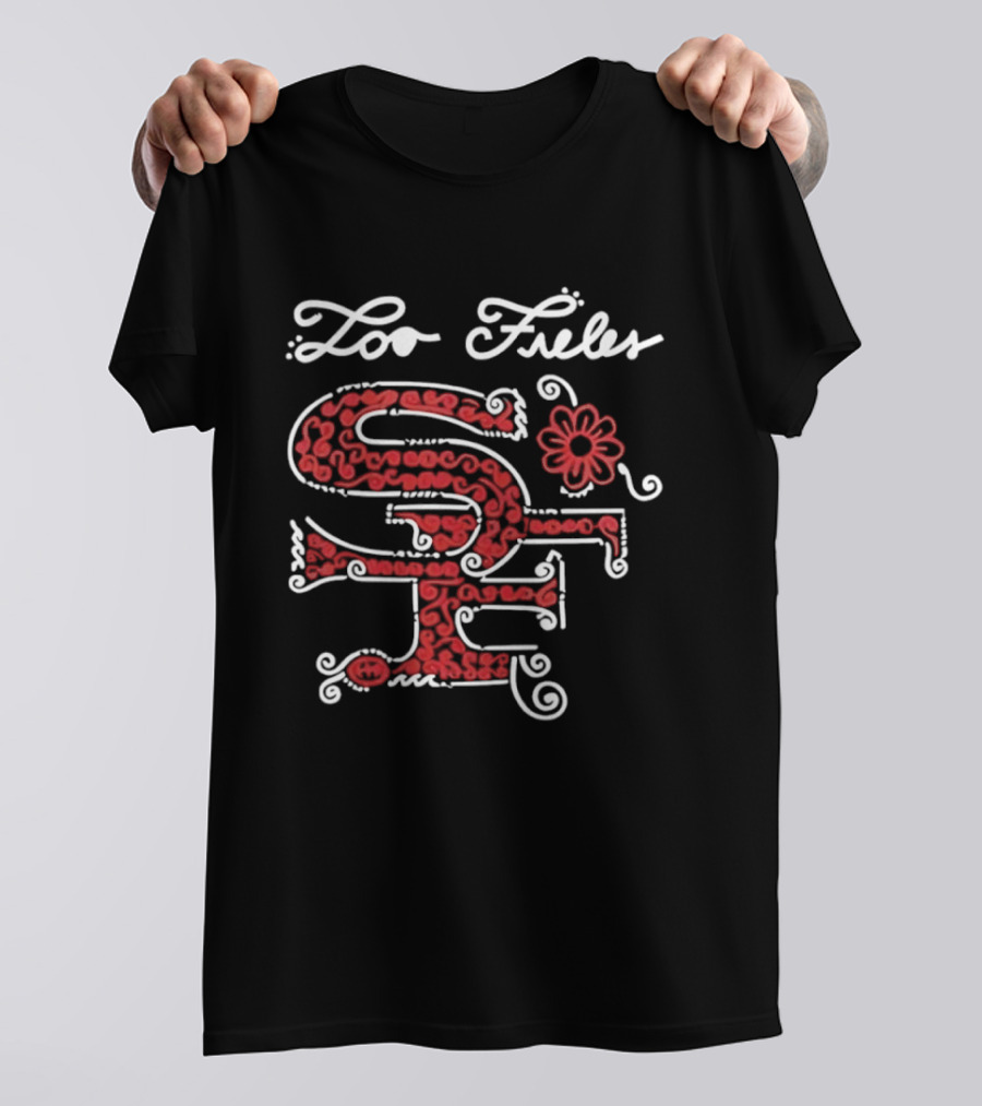 San Francisco 49ers Loo Fieles SF Floral T-Shirt