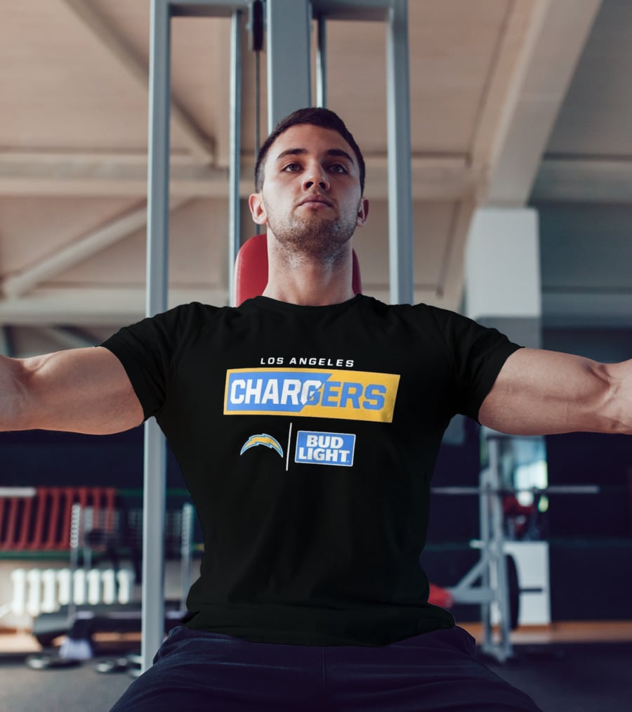Los Angeles Chargers Bud Light Collaborative Merchandise T-Shirt
