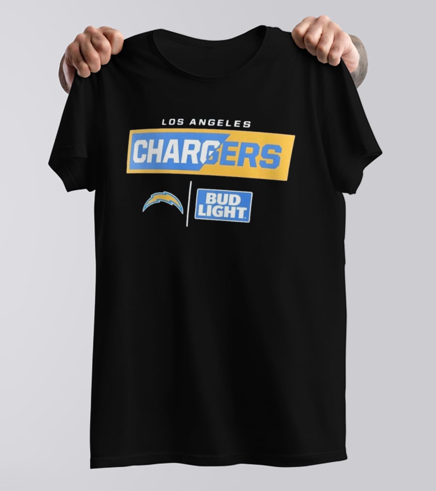 Los Angeles Chargers Bud Light Collaborative Merchandise T-Shirt