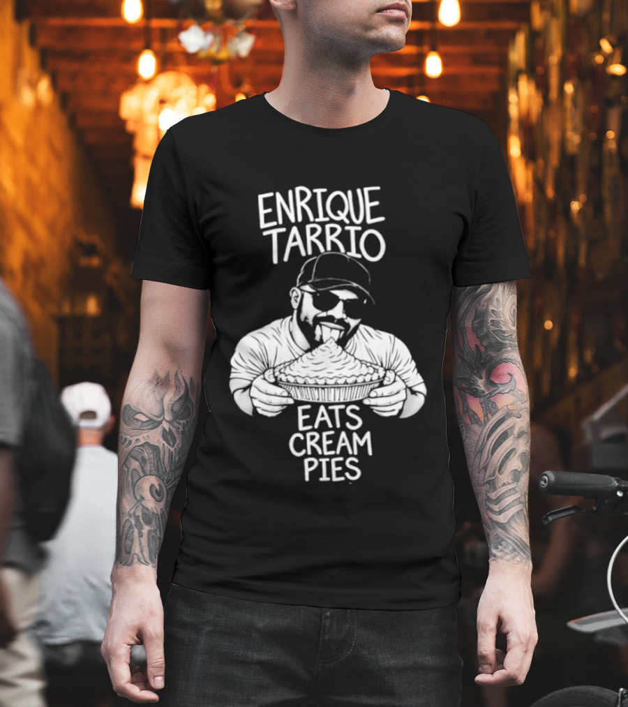 Enrique Tarrio Eats Cream Pies Satire T-Shirt
