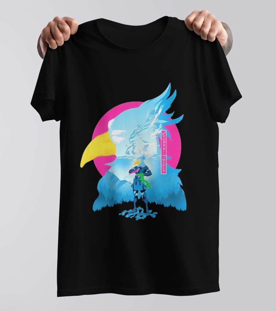 Shangri La Frontier Sunraku Eagle Art Gaming Manga Fantasy T-Shirt