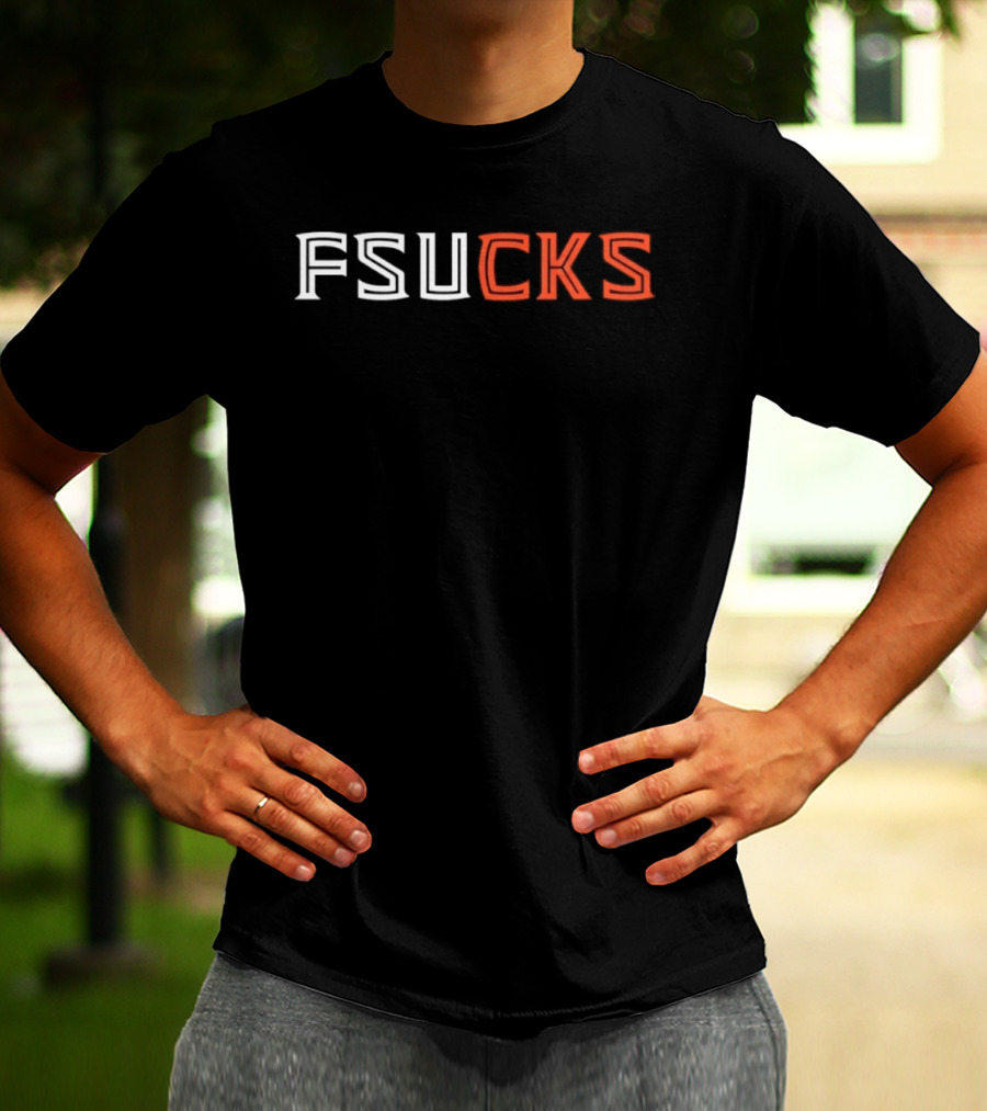 FSUCKS Florida State Seminoles College Football Rivalry Game T-Shirt