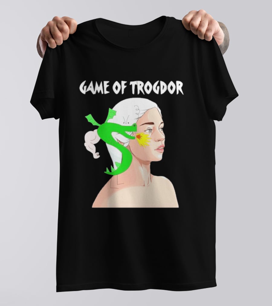 Game Of Trogdor Dragon And Woman T-Shirt