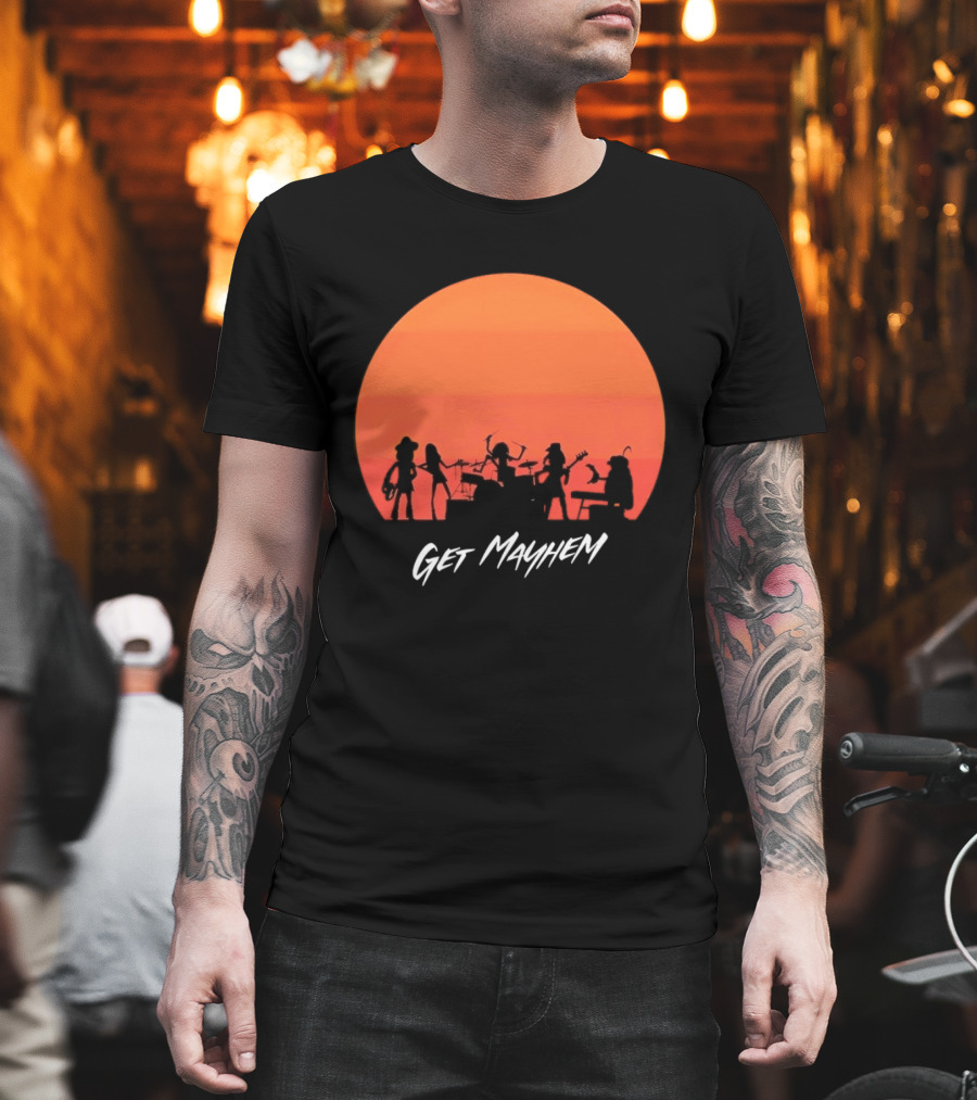 Get Mayhem Band Sunset Concert T-Shirt