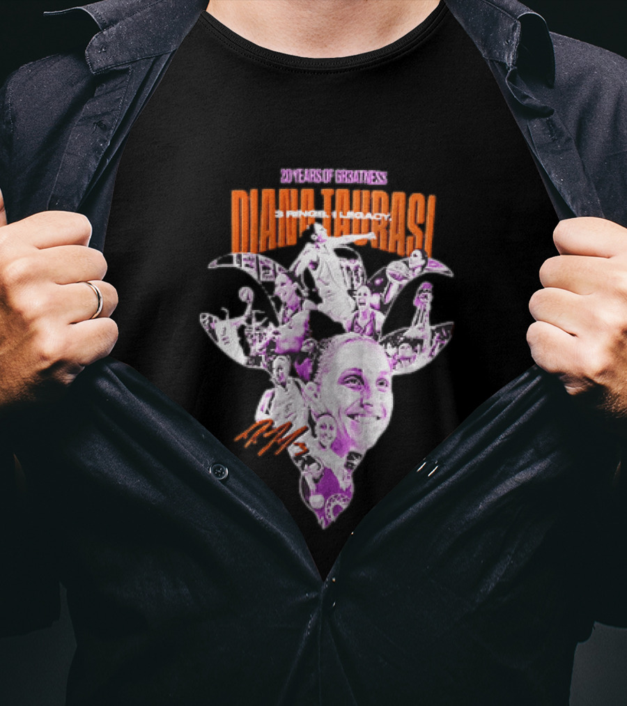 20 Years Of Greatness Diana Taurasi 3 Rings Legacy T-Shirt
