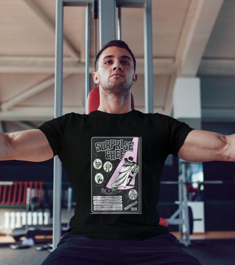 Surprise Chef Australia Tour 2026 The Brightside Brisbane Oct 15 Show T-Shirt