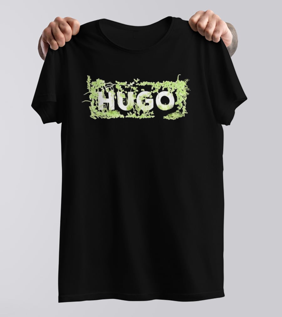 Hugo Botanical Floral Nature Greenery Leafy Vines T-Shirt