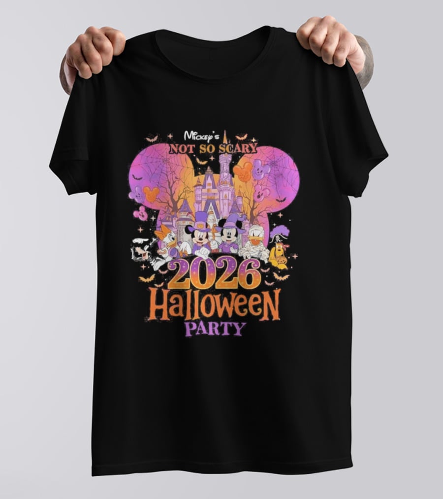 Mickey's Not So Scary 2026 Halloween Party T-Shirt