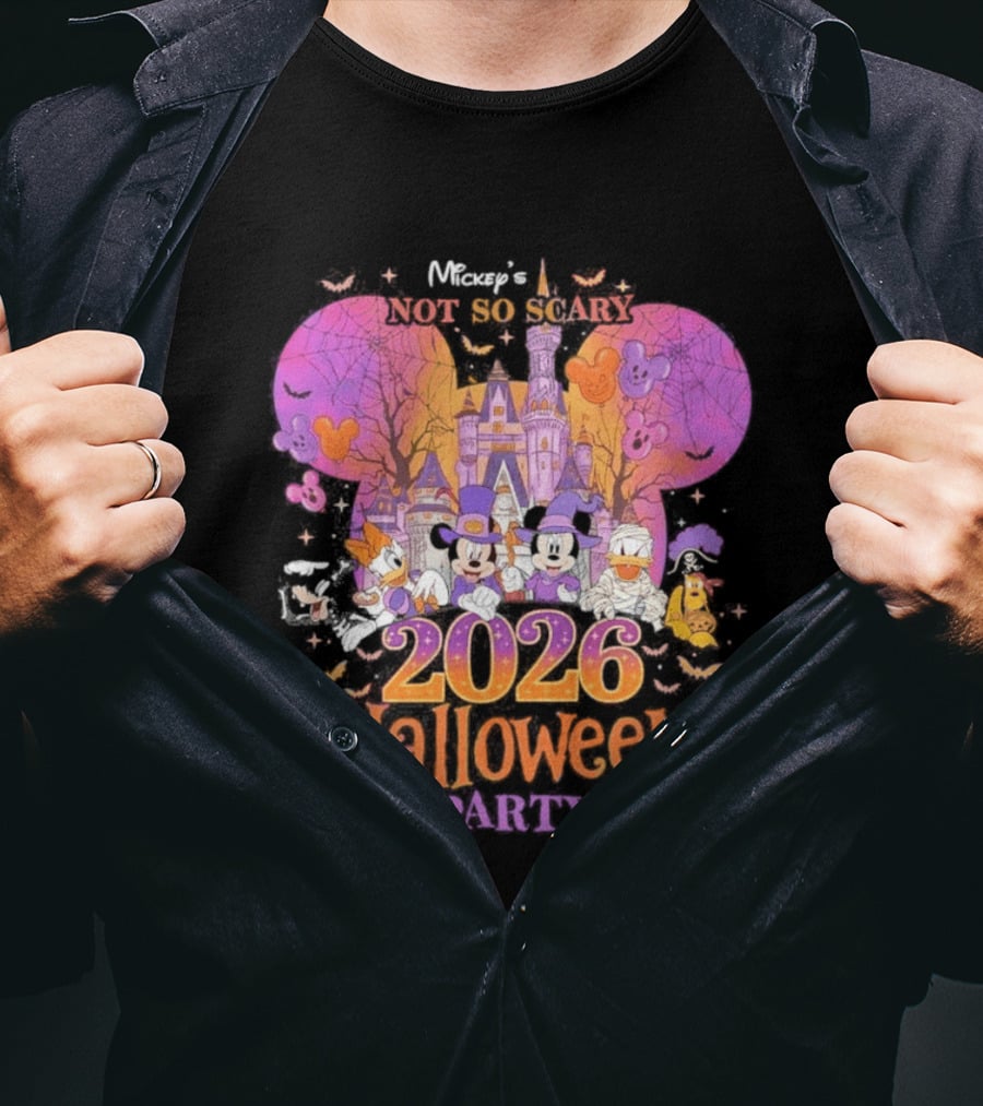 Mickey's Not So Scary 2026 Halloween Party T-Shirt