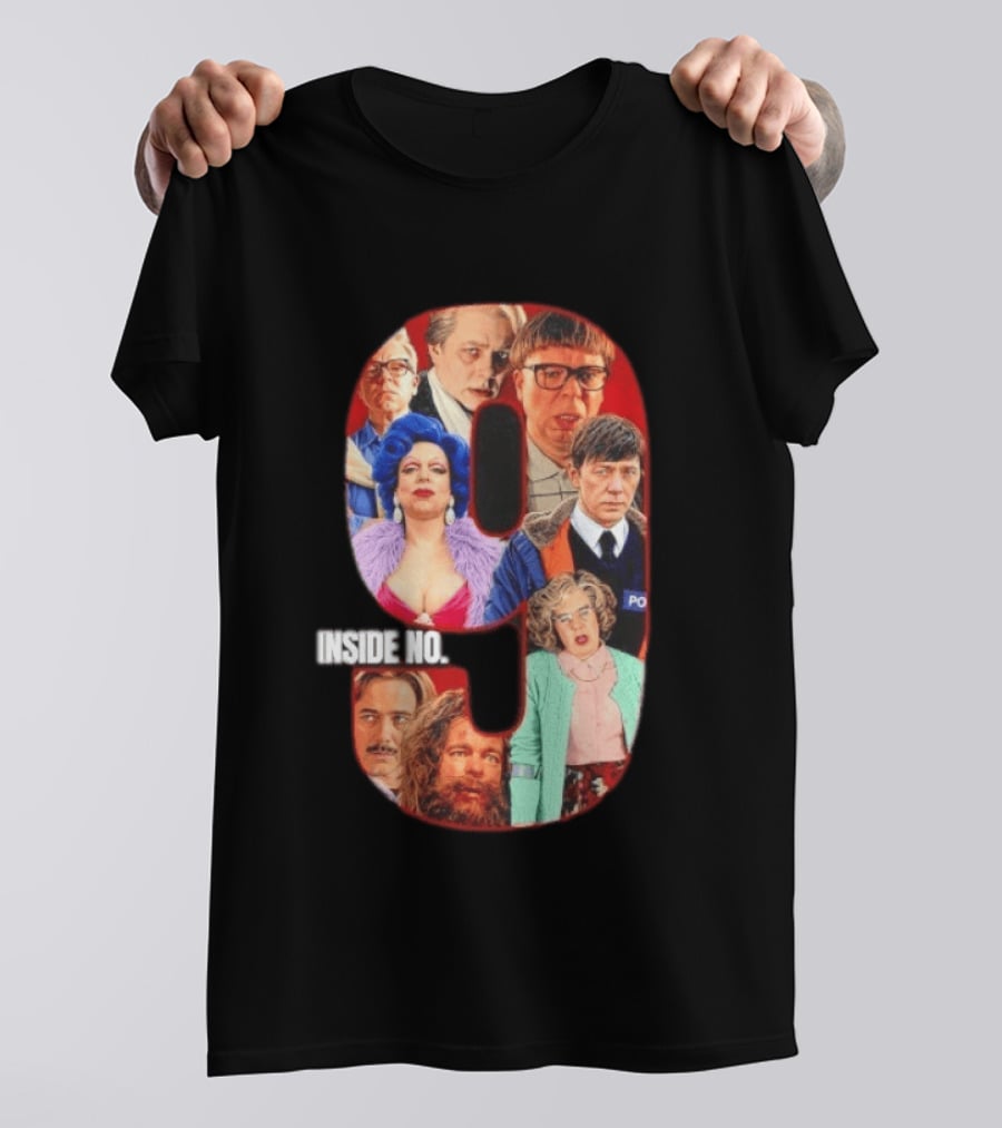Inside No 9 TV Series Collage Reece Shearsmith Character Compilation T-Shirt