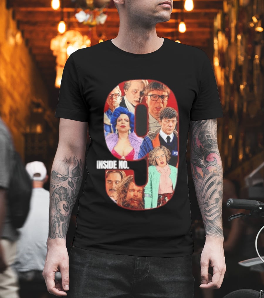 Inside No 9 TV Series Collage Reece Shearsmith Character Compilation T-Shirt