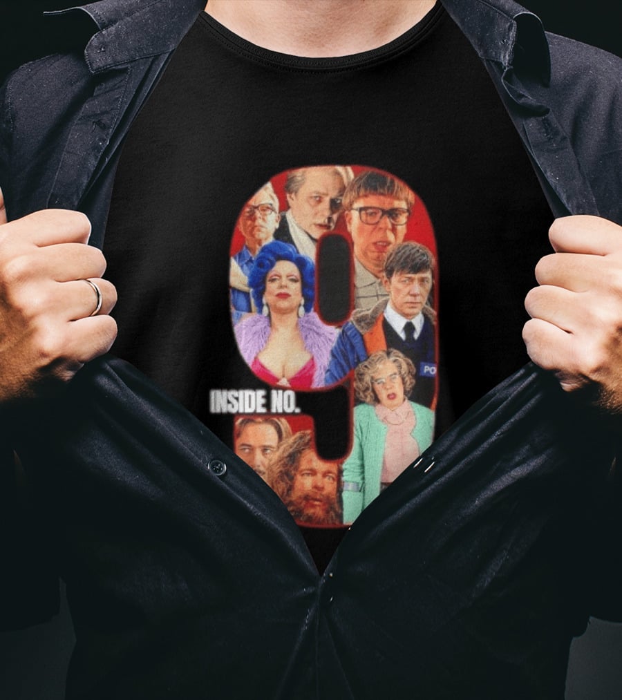Inside No 9 TV Series Collage Reece Shearsmith Character Compilation T-Shirt