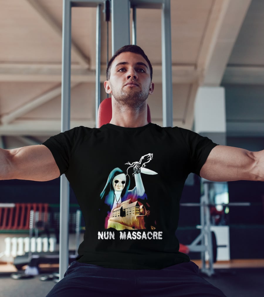 Nun Massacre Horror Game Puppet Combo Slasher T-Shirt