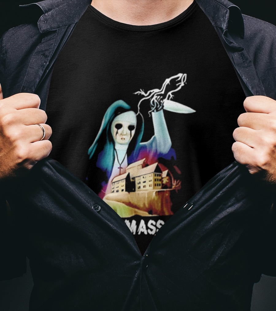 Nun Massacre Horror Game Puppet Combo Slasher T-Shirt