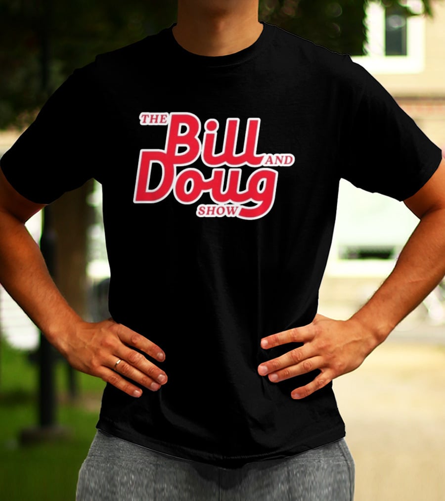 Ohio State Buckeyes The Bill And Doug Show Red Lettering T-Shirt