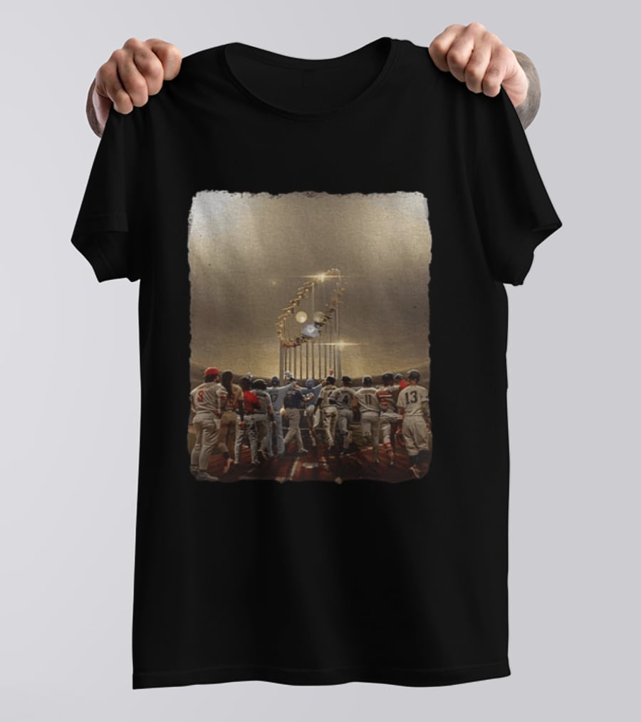September Baseball Race To October Trophy MLB 2026 Players Journey Toward Championship Glory T-Shirt