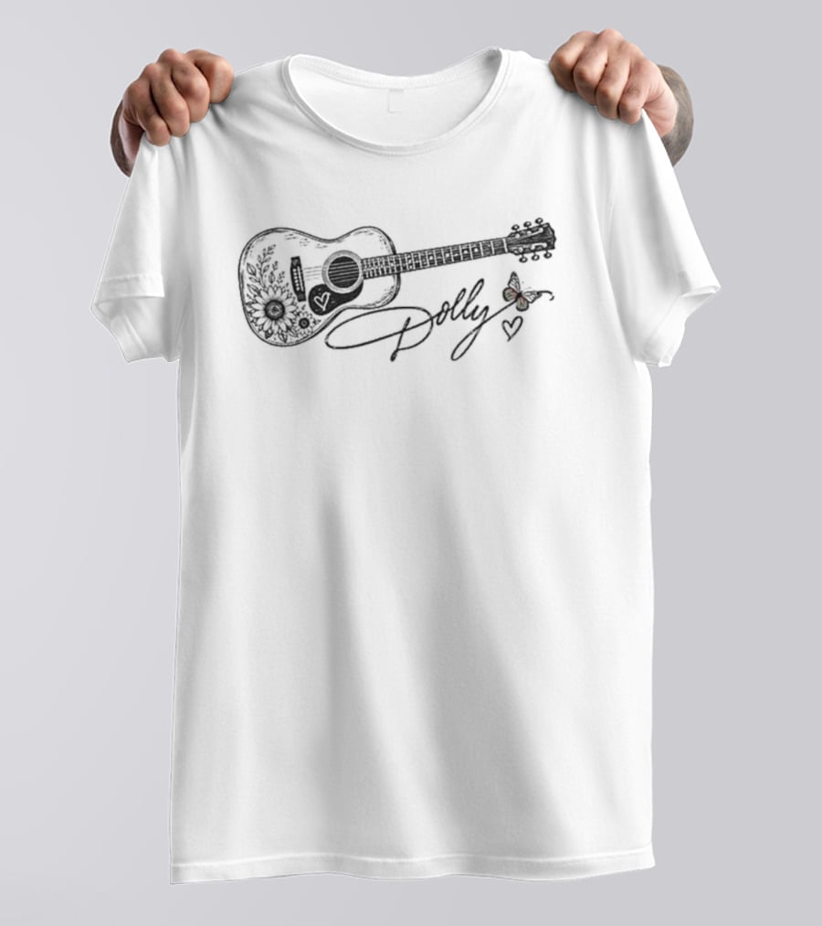 Dolly Butterfly Guitar Signature Best Seller T-Shirt